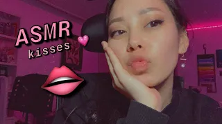 ASMR 👄 3 Types of Kïsses with Relaxing Hand Movements [Regular, Bubble, Wët Kïsses]