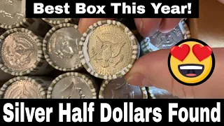 My Best Half Dollar Box This Year For Silver Coins