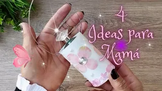 4 HERMOSAS IDEAS PARA REGALAR A MAMA/MANUALIDADE4S CON TUBOS DE CARTÓN/ARTESANATO.