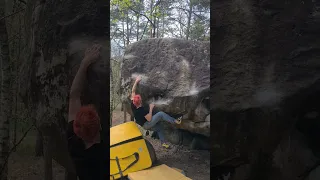 Le pare dessus, 7A, Gorge aux Châts, Fontainebleau