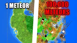 Worldbox But The Meteors Keep Multiplying..