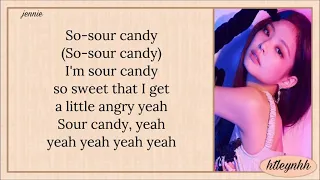 Lady Gaga, BLACKPINK - Sour Candy (Karaoke)