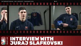 Interview with Juraj Slafkovski (Slovakia) | #IIHFWorlds 2021