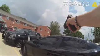 Police bodycam shows officer dragged, thrown from car by fleeing felon