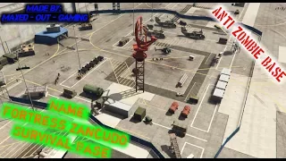 GTA V - Fortress Zancudo Military Survival Base (Anti Zombie Base)
