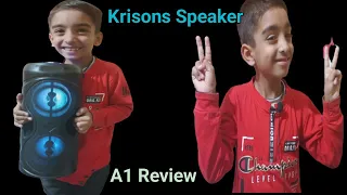 Krisons Cylinder 4, double woofer Speaker! decent Review by Pranjal llUnboxing Krisons Party Speaker