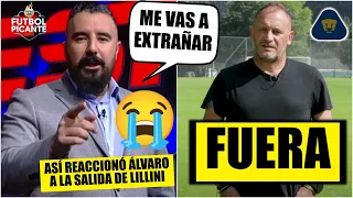 Álvaro REACCIONA a la salida de Lillini en Pumas | Futbol Picante