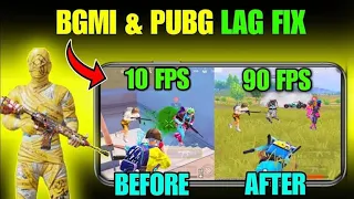 90FPS+BGMI LAG FIX 😮🔥 | BGMI LAG FIX