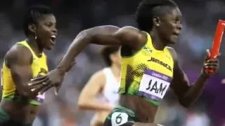 USA Win Womens 4 x 400 meter Relay Gold Medal 2012 London Olympics