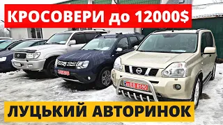 ЦІНИ на КРОСОВЕРИ до 12000$ // ЛУЦЬКИЙ АВТОРИНОК // 02.02.2024р. #автопідбір #кросовери  #автобазар