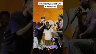 Chief one & Stonebwoy performing on stage like crazy 🇬🇭❤️