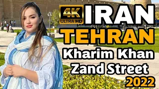 4K Video Walking in Karim Khan Zand Street - Tehran - Iran 😍🇮🇷 #walktime