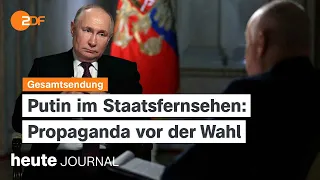 heute journal vom 13.03.24 Putins Propaganda, Taurus-Debatte, AfD-Beobachtung vor Gericht (english)