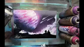 4ever on cloud 9 - SPRAY PAINT ART - by Skech