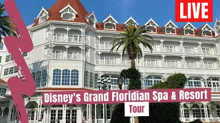 🔴 LIVE: Grand Floridian Resort and Spa Tour 2021 | Best Walt Disney World Hotels | Deluxe Hotel