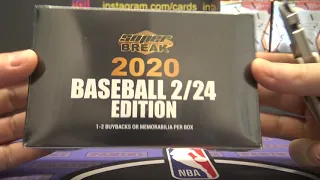 Steve's 2020 Super Break 2/24 Baseball Box Break