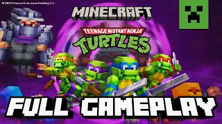 Minecraft x Teenage Mutant Ninja Turtles (TMNT) DLC - Full Gameplay Walktrough