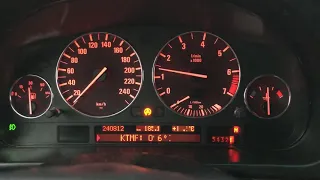 BMW e39 530iA acceleration