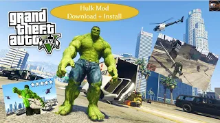 How to Download and Install GTA V Hulk Mod/2022/Activation/Skin/Powers Cheat Code/Hindi/English/Urdu