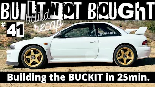 “Building a STi swapped Widebody GC8 Impreza in 25 minutes” Built Not Bought #41