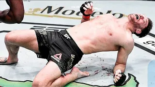 Жесткий нокаут Нганну вырубил Миочича  Лучшие моменты боя и нокаут на UFC 260