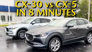 2021 Mazda CX-30 vs CX-5 Comparison in Less Than 8 Minutes