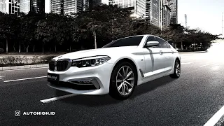 BMW 520i LUXURY 2018/2019 G30 WHITE ON SADDLE TAN