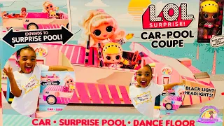 LOL Carpool Coupe Unbox|LOL Surprise Car w/ Exclusive Doll|LOL Winter Disco|LOL Surprise Review|LOL
