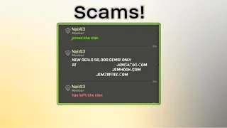 Clash of clans scam bots