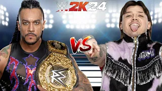 WWE 2K24 DOMINIK MYSTERIO VS. DAMIAN PRIEST FOR THE WWE WORLD HEAVYWEIGHT CHAMPIONSHIP BELT!