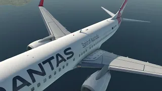 Flying a 737 800 Straight Up After Takeoff and Landing Hot!