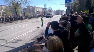 Генеральная репетиция Парада к 70-летию Парада, Москва. 07.05.2015