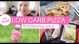 LOW CARB PIZZA| ROSSMANN HAUL| PROTEIN MÜSLI SELBER MACHEN| XXL VLOG| Fräulein Jasmin