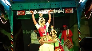 Yakshagana -- Mahakali Magadendra - 15 A  - Koodipaduva  -  Ballamanja - Nellyadi - Nitte
