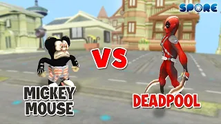 Mickey Mouse vs Deadpool | Cartoo vs Hero [S3E2] | SPORE