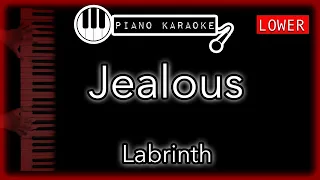 Jealous (LOWER - 3) - Labrinth - Piano Karaoke Instrumental