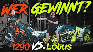 Blickduell: 1290 Superduke vs Lotus Exige 350