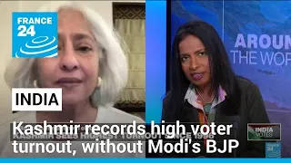 India's Kashmir records high voter turnout – without Modi’s BJP on ballot • FRANCE 24 English