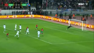 الهدف الأول للمنتخب المغربي ضد الكونغو هدف أوناحي