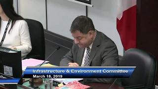 Infrastructure and Environment Committee - March 18, 2019