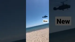 Russia attack helicopter flying at very low altitude at crimea. #russia #ukraine #new #news #flying