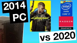 2014 PC with i7 4790 and R9 280X vs Modern Gaming (Featuring Cyberpunk 2077)