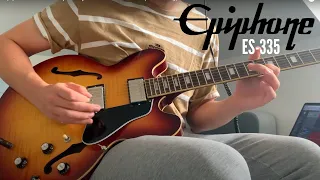 Epiphone ES-335 "Inspired by Gibson" 2022 DEMO (No Talking)