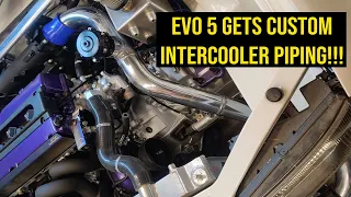 Evo 5 Gets Custom Intercooler Piping! | Evo 5 Build pt. 18