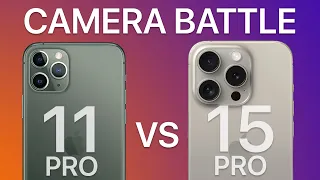 ULTIMATE CAMERA TEST - iPhone 15 Pro vs 11 Pro
