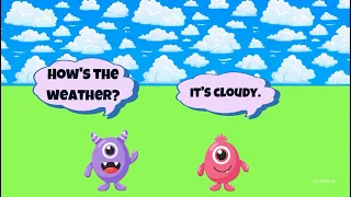 How's the weather? English Vocabulary for kids | Weather