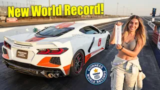 We Broke The WORLD RECORD AGAIN!!! Fastest C8 Corvette On Planet Earth!