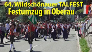 64. Wildschönauer TALFEST 2019 - Festumzug in Oberau