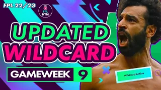 FPL GAMEWEEK 9 | UPDATED WILDCARD! | TEAM SELECTION | Fantasy Premier League Tips 2022/23