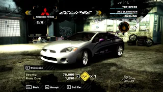 Mitsubishi Eclipse (Almost 2 Fast 2 Furious) | Need For Speed Most Wanted